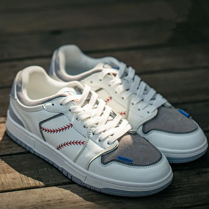 Bold Baseball Design Sneakers