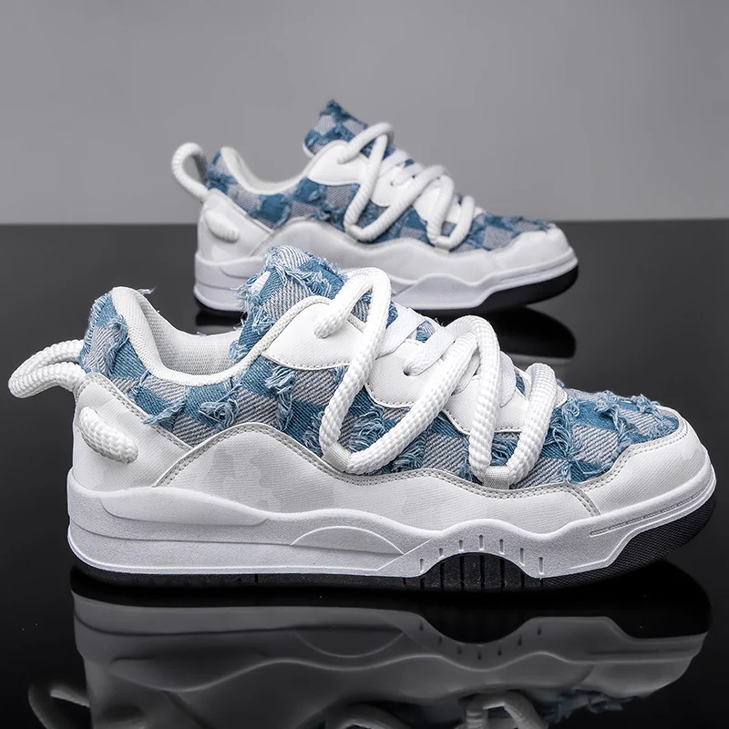 Hype Denim Design Sneakers