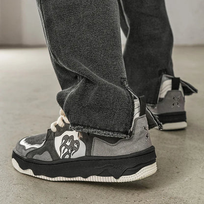 Retro Hip-hop Punk Y2K  Sneakers